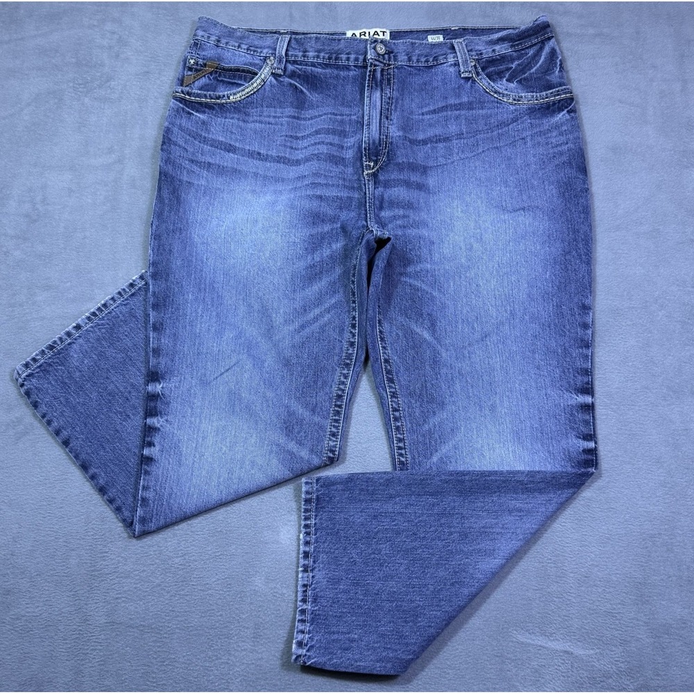Ariat Jeans Mens 44x30 M5 Straight Fit Straight Leg Gambler Rodeo Ranch Cowboy